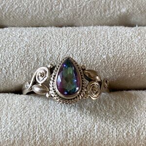 Sterling Silver Mystic Topaz Ring